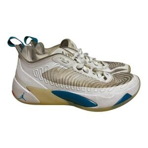 Jordan Why Not Zero.4 "Family" White Gold Blue Men's Size 10.5 Basketball Shoes